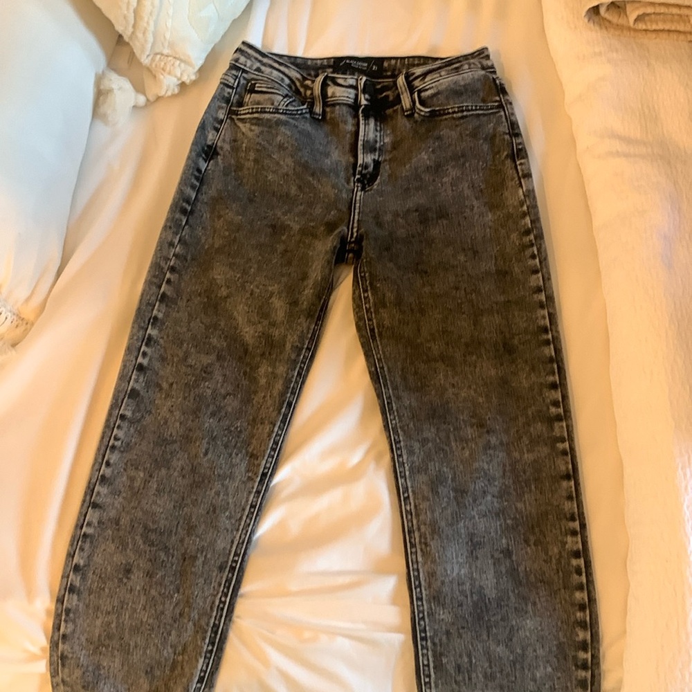 Just black denim jeans